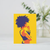 De denker briefkaart (Staand voorkant)