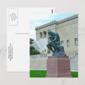 De Denker en de shuttle, Kansas City, Mo. Briefkaart (Voorkant / Achterkant)