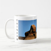 De denker koffiemok (Links)
