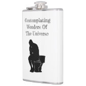 De Denker op de Troon Heupfles (Links)