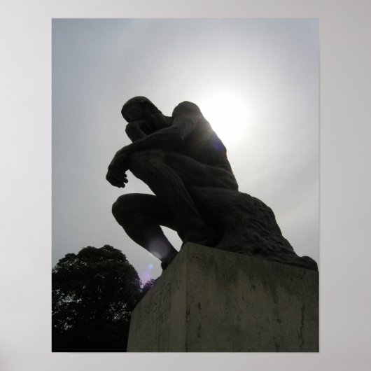 De denker poster (Voorkant)