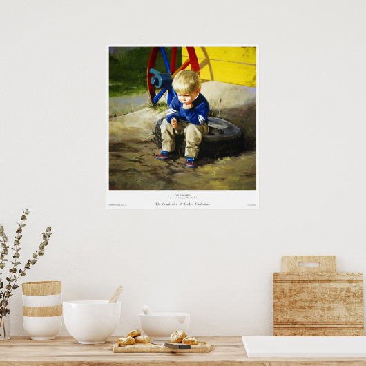 De denker poster (Keuken)