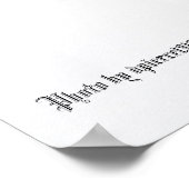 De denker poster (Hoek)