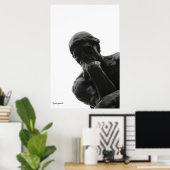 De denker poster (Thuiskantoor)