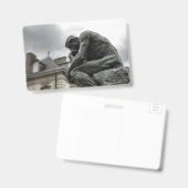 De Denker Rodin Parijs Beeldhouwwerk Badge (Voor- en achterkant)