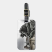 De Denker Rodin Parijs Beeldhouwwerk Bagagelabel (Voorkant verticaal)