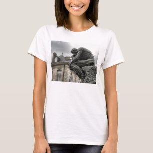 De Denker Rodin Parijs Beeldhouwwerk T-shirt