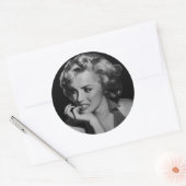 De denker ronde sticker (Envelop)