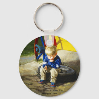 De denker sleutelhanger