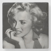 De denker stenen onderzetter (Voorkant)