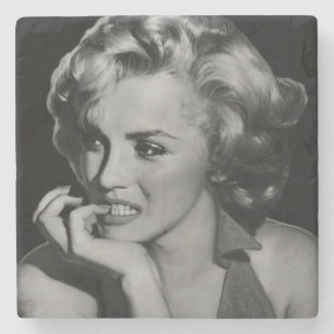 De denker stenen onderzetter