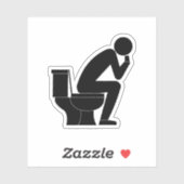De denker sticker (Vel)