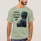 De denker t-shirt (Voorkant)