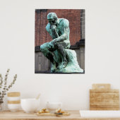 De denker van Auguste Rodin Poster (Keuken)