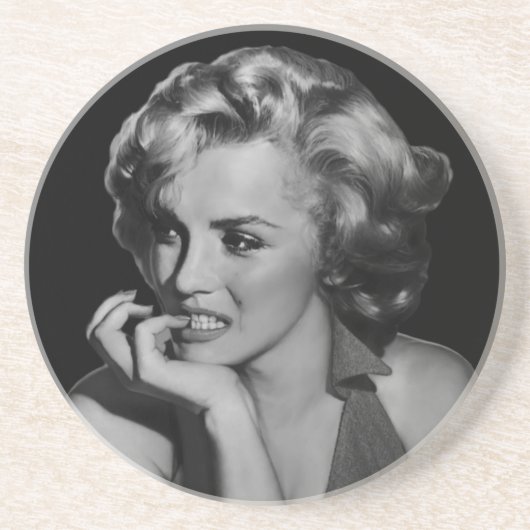 De denker zandsteen onderzetter (Voorkant)