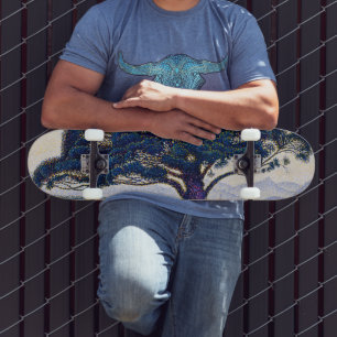 De dennenboom van Bonaventure, Olieverfschilderij, Persoonlijk Skateboard