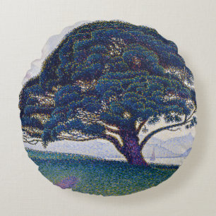 De dennenboom van Bonaventure, Olieverfschilderij, Rond Kussen