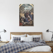 De depositie (olie op canvas) canvas afdruk (Insitu (Slaapkamer))