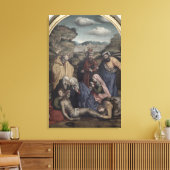 De depositie (olie op canvas) canvas afdruk (Insitu (Woonkamer))