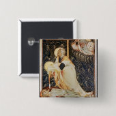 De depositie van Christus Vierkante Button 5,1 Cm (Voorkant /achterkant)