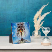 De depressieve boom van de geest fotoplaat (Insitu)