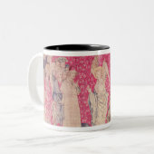 De derde engel en de Lamb Tweekleurige Koffiemok (Voorkant links)