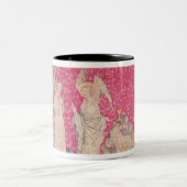 De derde engel en de Lamb Tweekleurige Koffiemok (Center)