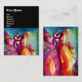 DE DERDE MASK / Costume Designer , theaterartiest Visitekaartje (Voorkant / Achterkant)