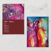 DE DERDE MASK / Costume Designer , theaterartiest Visitekaartje (Voorkant / Achterkant)