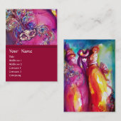 DE DERDE MASK / Costume Designer , theaterartiest Visitekaartje (Voorkant / Achterkant)