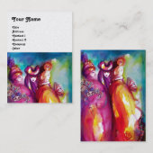 DE DERDE MASK / Costume Designer , theaterartiest Visitekaartje (Voorkant / Achterkant)