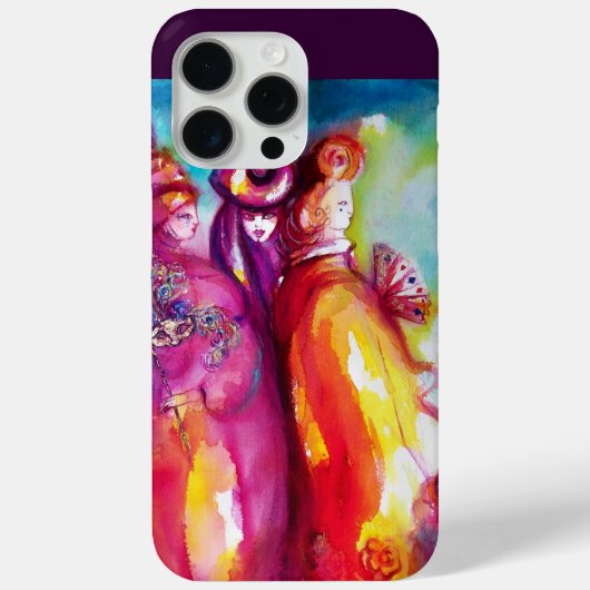 DE DERDE MASK/Venetiaanse Carnival Masquerade Case-Mate iPhone Case (Achterkant)