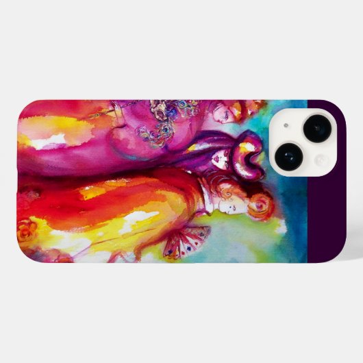 DE DERDE MASK/Venetiaanse Carnival Masquerade Case-Mate iPhone Case (Achterkant (horizontaal))