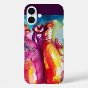 DE DERDE MASK/Venetiaanse Carnival Masquerade iPhone 16 Plus Hoesje