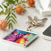 DE DERDE MASK/Venetiaanse Masquerade Sleutelhanger (Zijkant)