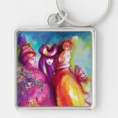 DE DERDE MASK/Venetiaanse Masquerade Sleutelhanger (Voorkant)