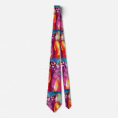 DE DERDE MASK Venetian Masquerade Waterverf Nec Stropdas (Voorkant)