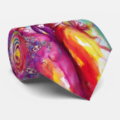 DE DERDE MASK Venetian Masquerade Waterverf Stropdas (Opgerold)