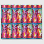 DE DERDE MASKBAL/Venetiaanse Carnival Masquerade B Cadeaupapier (Vlak)