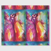 DE DERDE MASKBAL/Venetiaanse Carnival Masquerade B Cadeaupapier (Vlak)