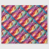 DE DERDE MASKBAL/Venetiaanse Carnival Masquerade B Cadeaupapier (Vlak)