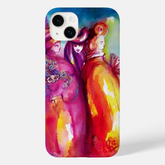 DE DERDE MASKBAL/Venetiaanse Carnival Masquerade B Case-Mate iPhone Case (Achterkant)