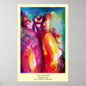 DE DERDE MASKBAL/Venetiaanse Carnival Masquerade B Poster (Voorkant)