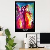 DE DERDE MASKBAL/Venetiaanse Carnival Masquerade B Poster (Thuiskantoor)