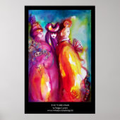 DE DERDE MASKBAL/Venetiaanse Carnival Masquerade B Poster (Voorkant)