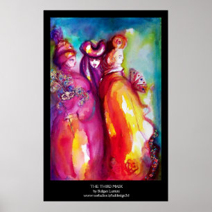 DE DERDE MASKBAL/Venetiaanse Carnival Masquerade B Poster