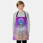 De derde oog chakra - symbool welvaart schort (Gedragen)