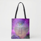 De derde oog chakra - symbool welvaart tote bag (Voorkant)