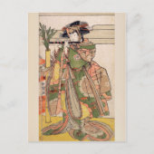 De derde Segawa Kikunojo als vrouw Briefkaart (Voorkant)