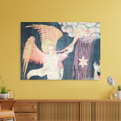 De derde trompet en de Wormwood Star Canvas Afdruk (Insitu (Woonkamer))